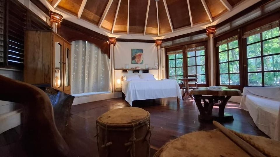 Double Room, Garden View | In-room safe, desk, laptop workspace, soundproofing