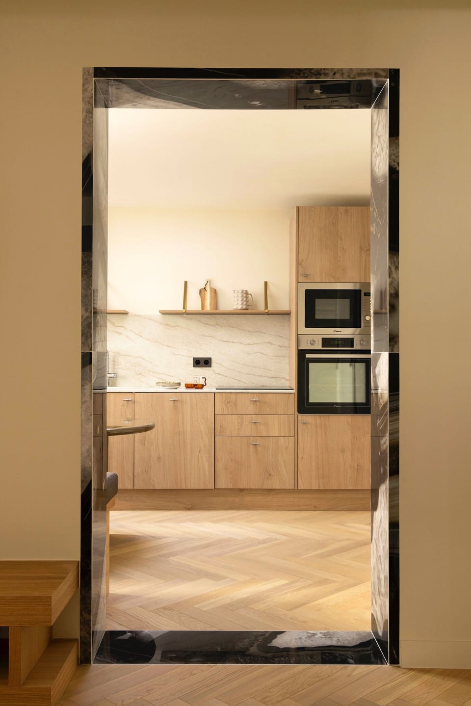 Apartment | Private kitchen | Fridge, microwave, oven, stovetop