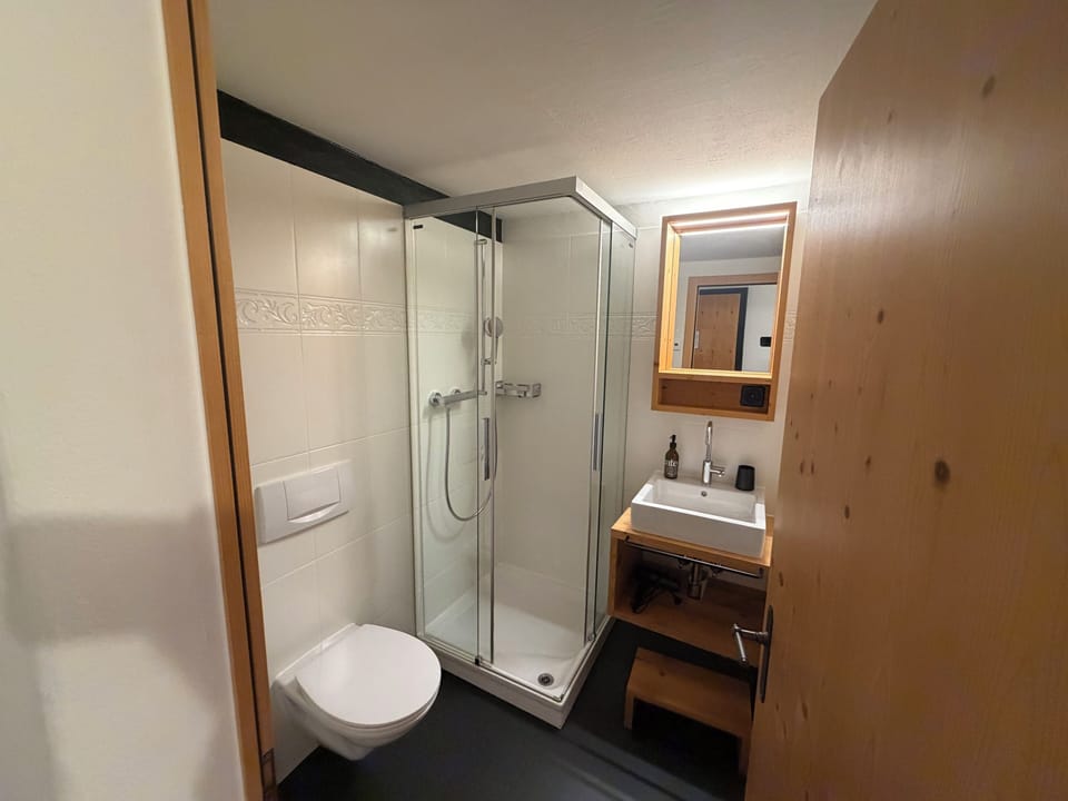 Classic Room | Bathroom | Shower, hair dryer, towels, soap