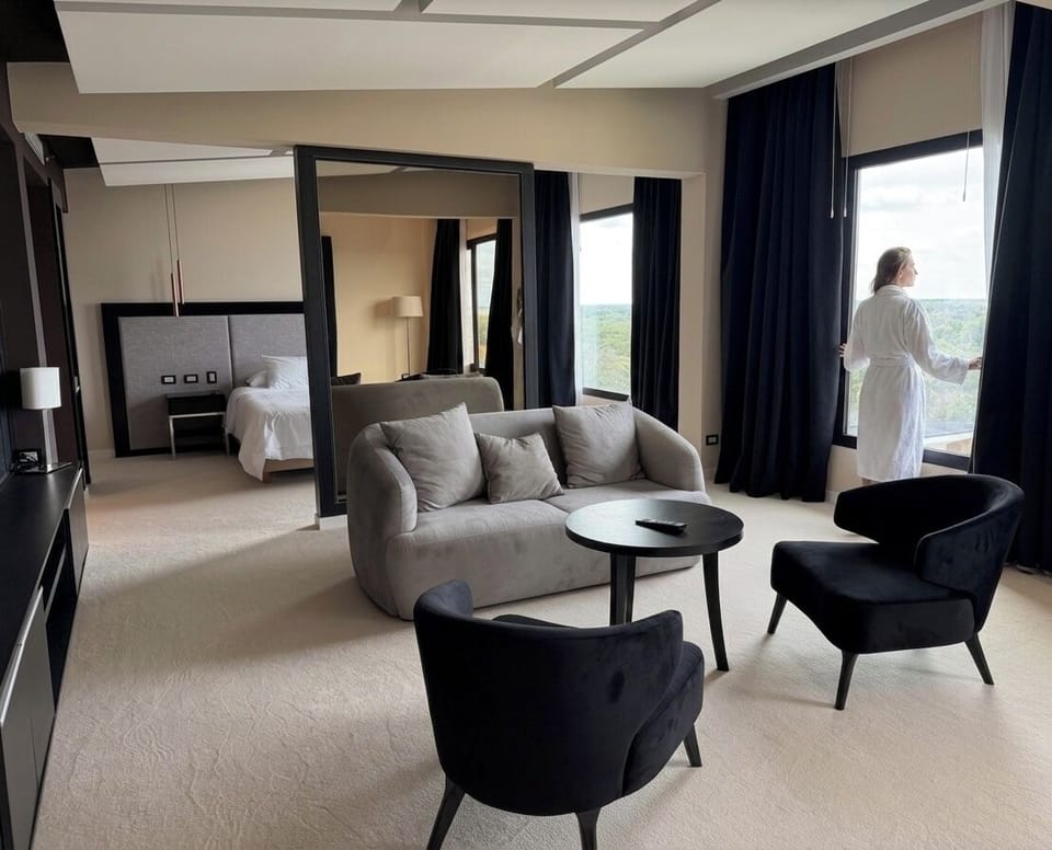 Studio Suite, Housekeeping, River View | In-room safe, desk, laptop workspace, WiFi (free)