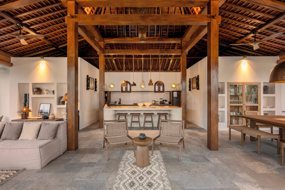 Deluxe Villa, Multiple Bedrooms, Private Pool, Pool View | Private kitchen | Coffee/tea maker, fridge, microwave, stovetop