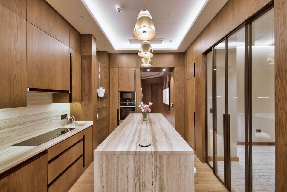 Suite, 2 Bedrooms (Sands Tower) | Bathroom | Deep soaking tub, designer toiletries, hair dryer, bathrobes