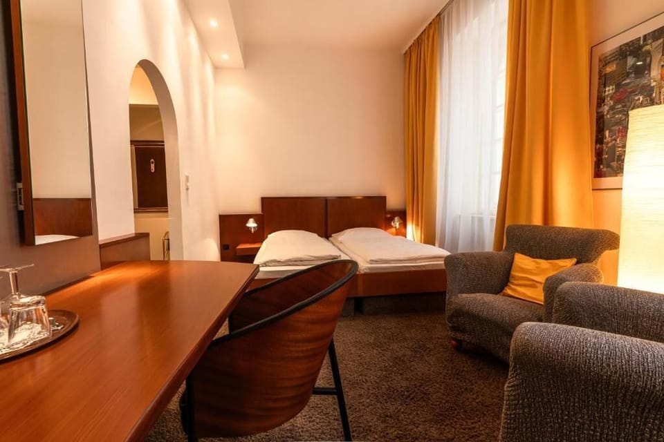 Superior Double Room, City View | Hypo-allergenic bedding available, desk, laptop workspace
