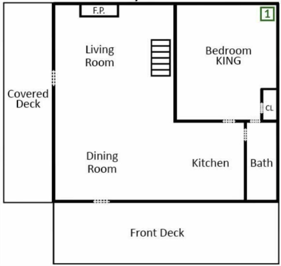 House, Multiple Beds (Splash N Sunrise Theatre) | Floor plan