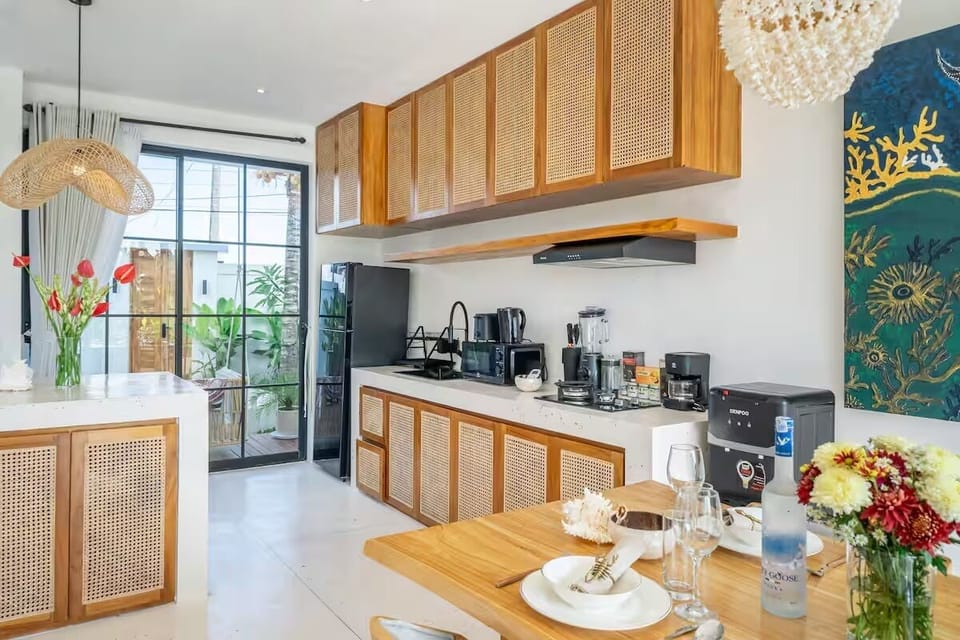 Family Villa, 2 Bedrooms, Private Pool, Garden View | Private kitchen | Coffee/tea maker, electric kettle, toaster, blender