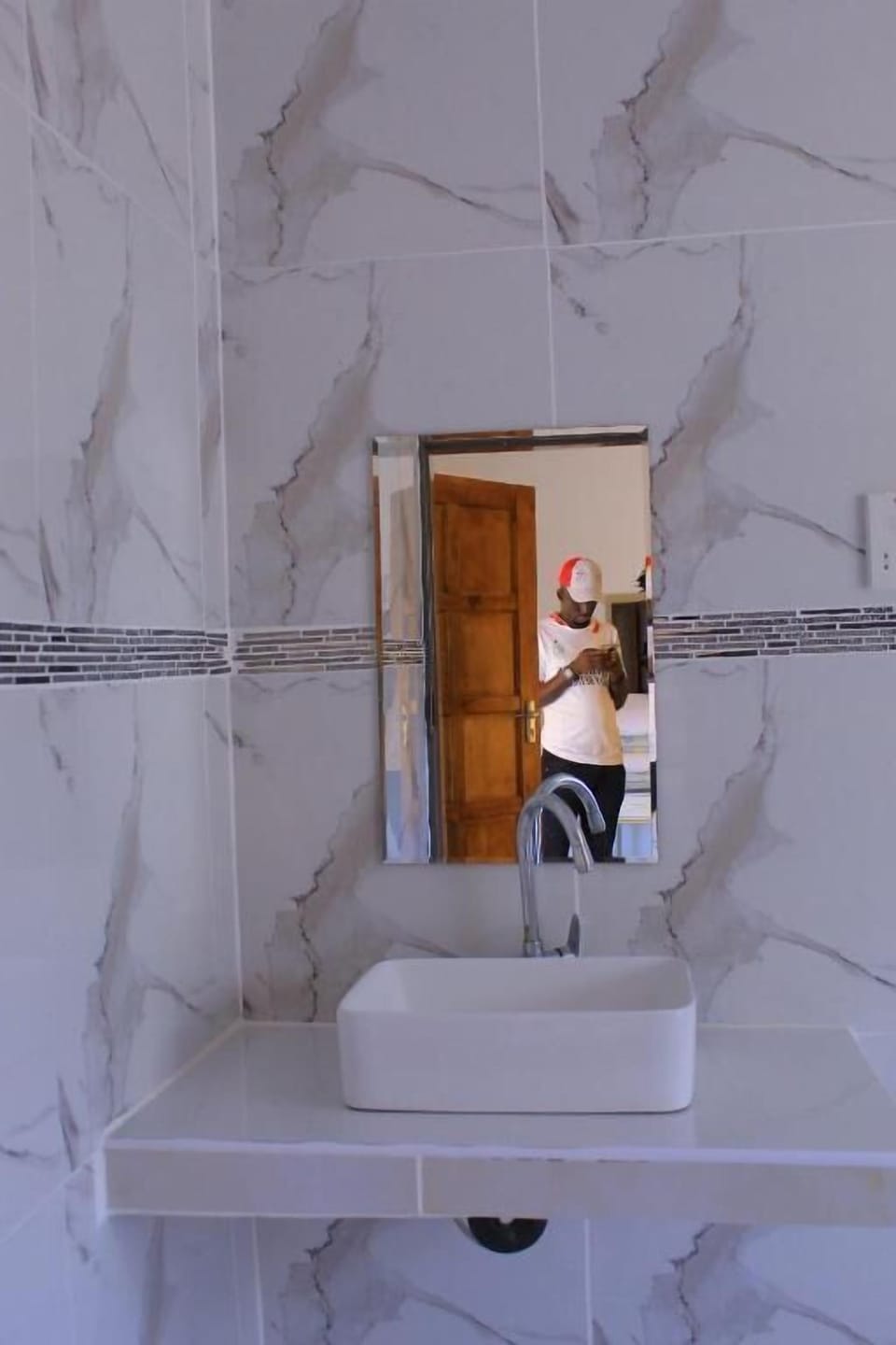Standard Double Room, Patio | Bathroom