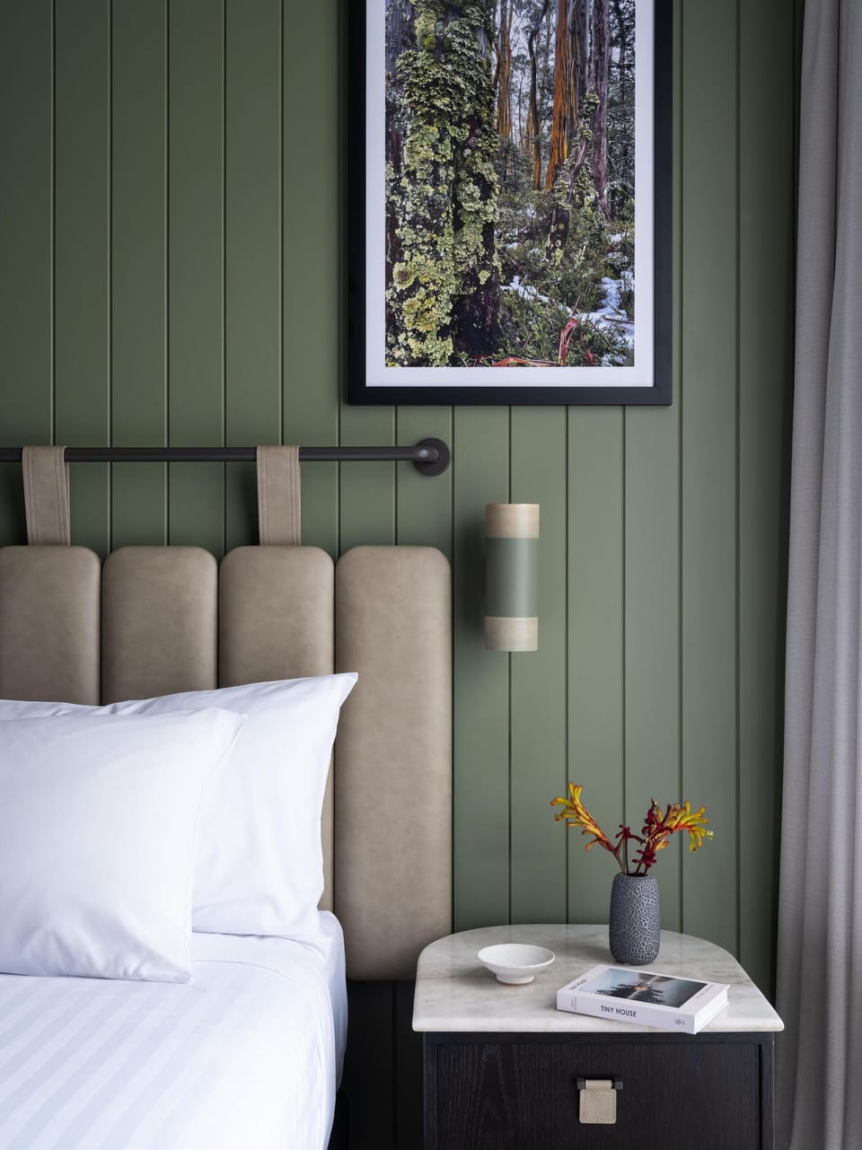 Premium bedding, down comforters, pillowtop beds, in-room safe