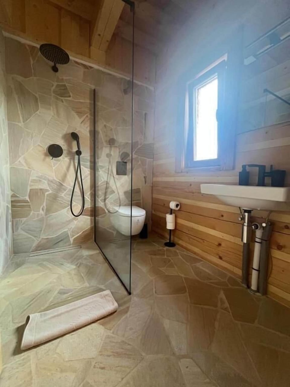 Family House, Patio, Hill View | Bathroom | Shower, free toiletries, soap, shampoo