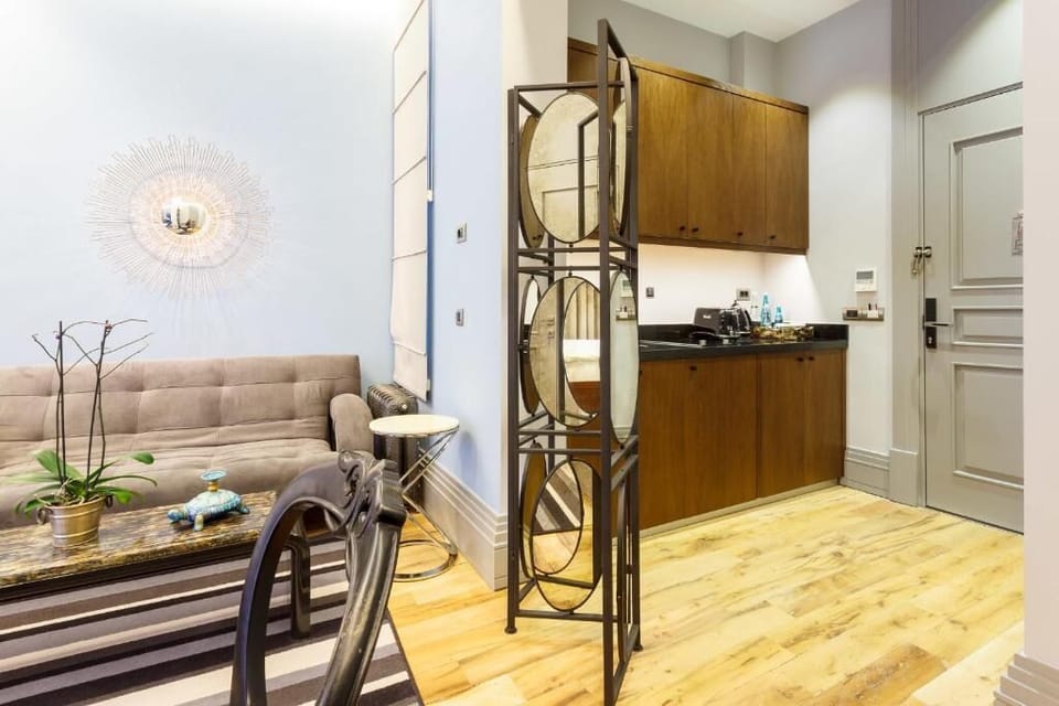 Deluxe Room, City View | Private kitchenette | Fridge, coffee/tea maker, electric kettle