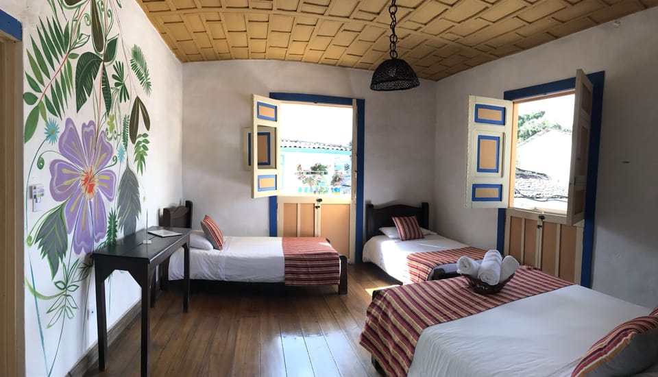 Quadruple Room | Premium bedding, laptop workspace, free WiFi