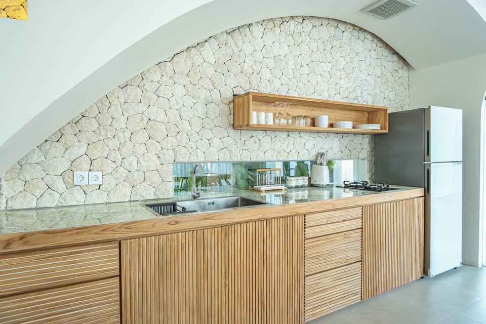 Family Villa, 2 Bedrooms, Private Pool | Private kitchen | Electric kettle