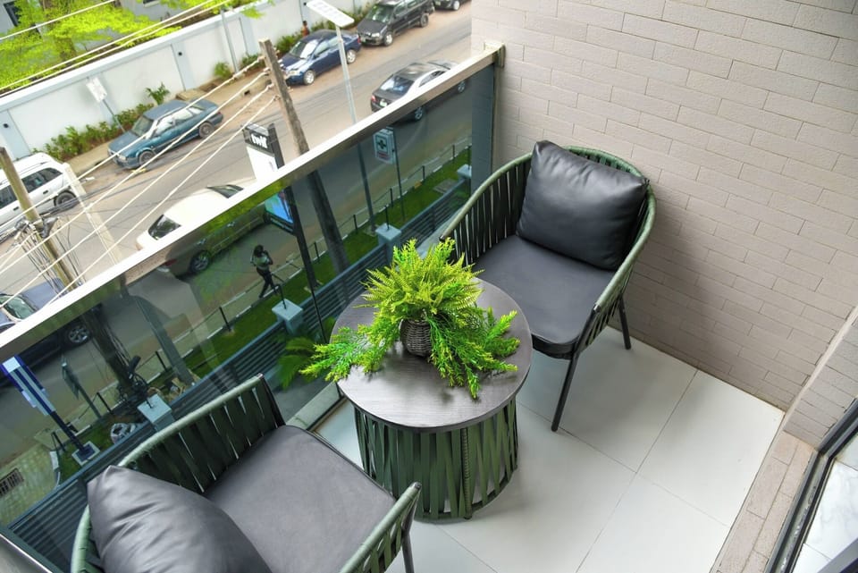 Economy Apartment, Balcony, City View | Terrace/patio