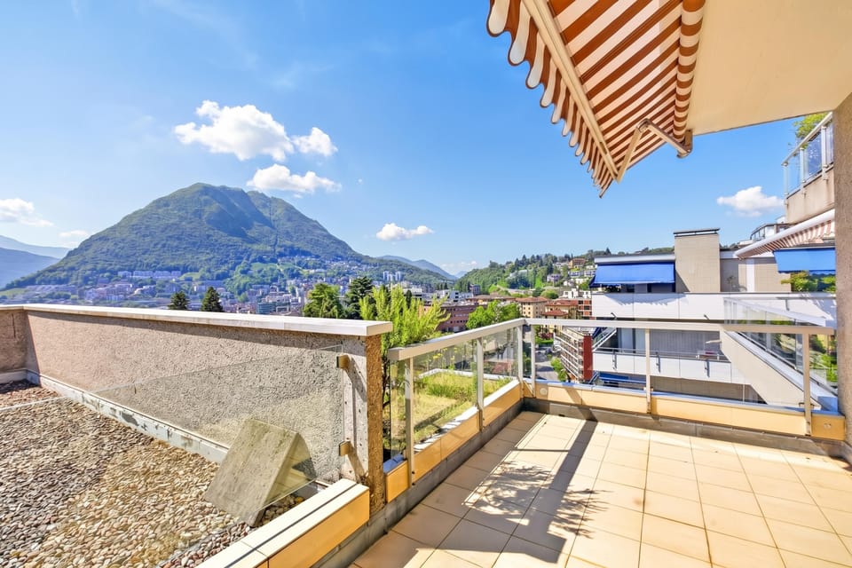 Standard Apartment, 1 Bedroom, Air conditioning (Lugano Sun & View Apartment for 4) | Terrace/patio