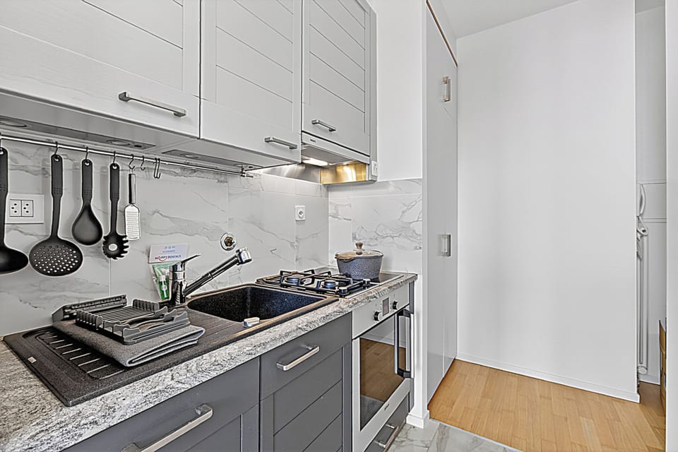 Standard Studio, Balcony, Beachside (Smart Stay Lugano) | Private kitchen