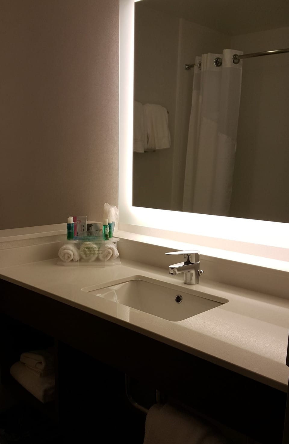 Free toiletries, hair dryer, towels
