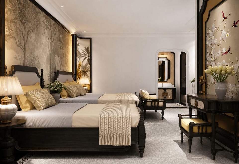 Deluxe Triple Room, City View | Minibar, individually decorated, individually furnished