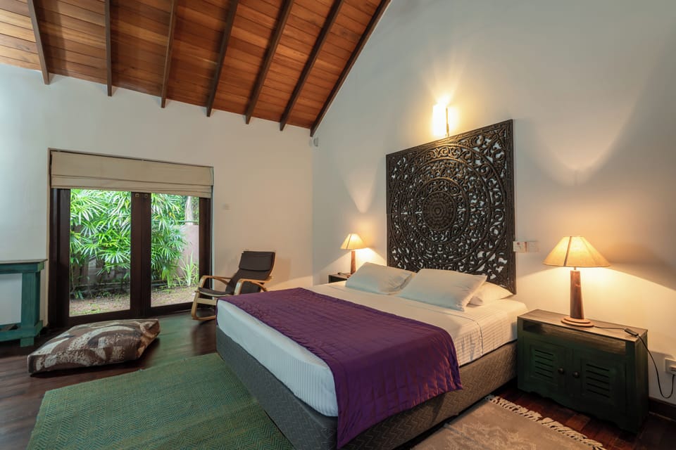 Villa, Pool View | Egyptian cotton sheets, premium bedding, blackout drapes