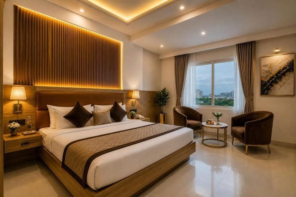 Deluxe Double Room | Desk, free WiFi, bed sheets