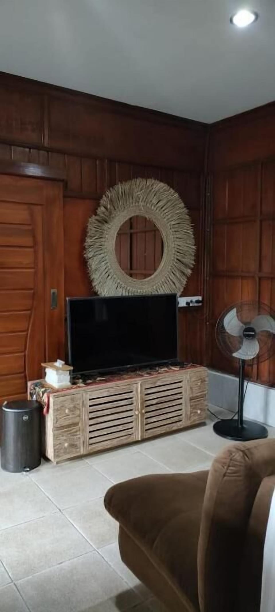 Villa, Balcony, Garden View | Living area | 43-inch LED TV with digital channels