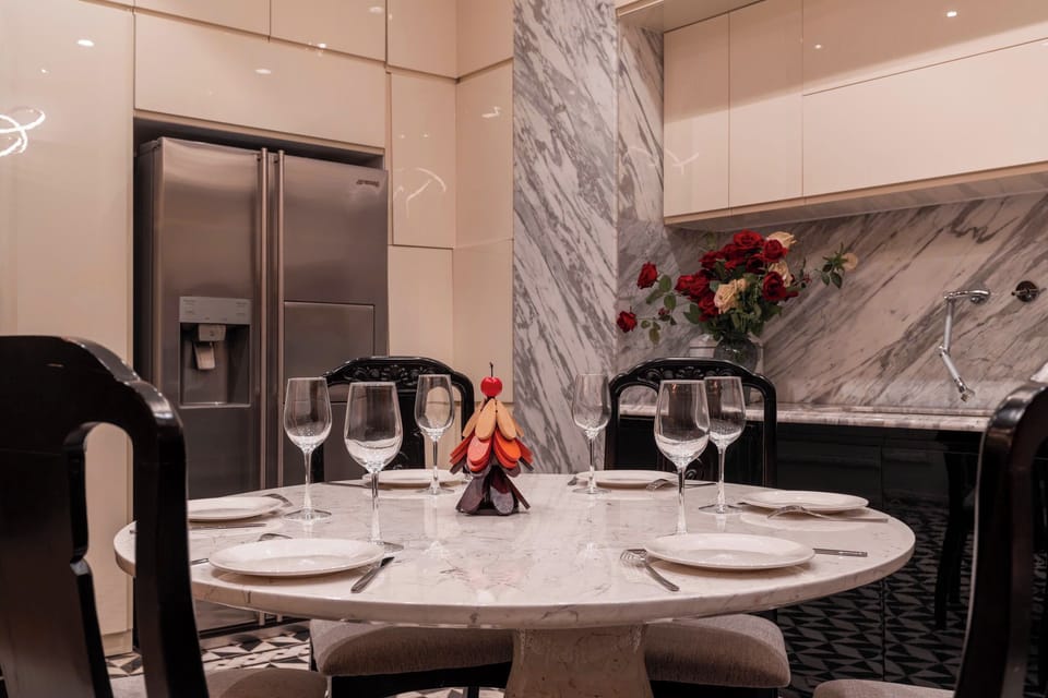 Luxury Villa, City View | Dining