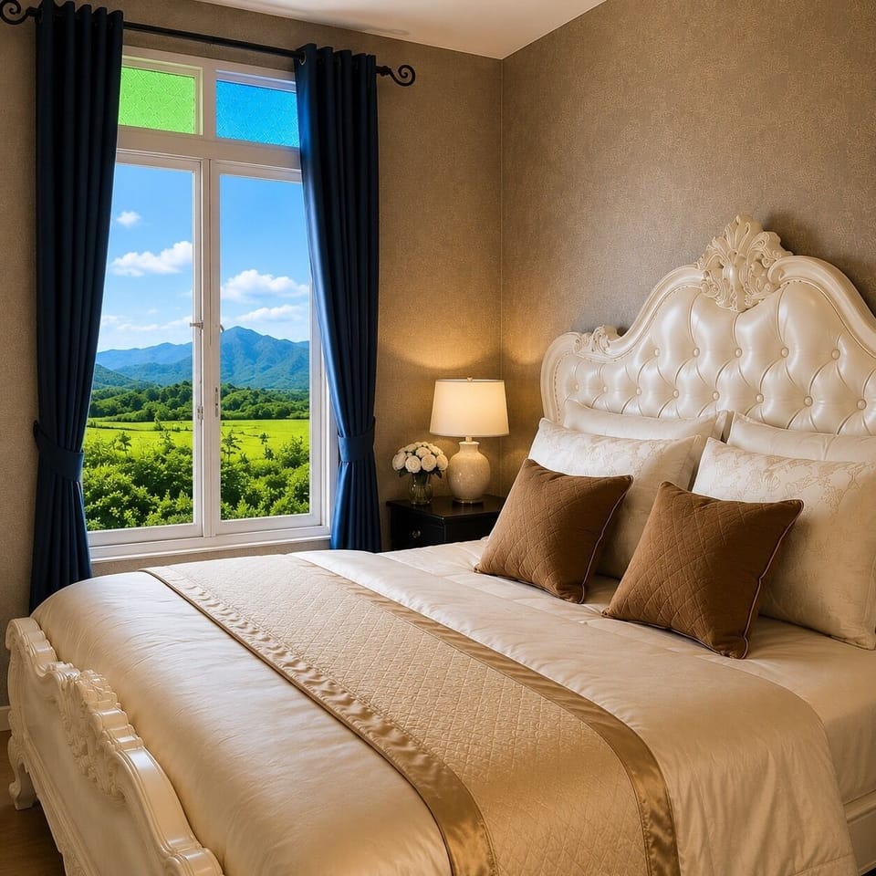 Romantic Loft, Mountain View | Premium bedding, pillowtop beds, desk, laptop workspace