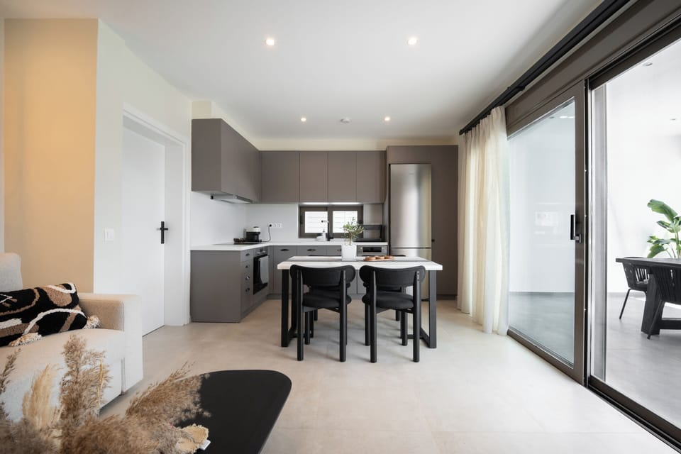 Luxury Villa, Pool View | Living area | 43-inch flat-screen TV with satellite channels