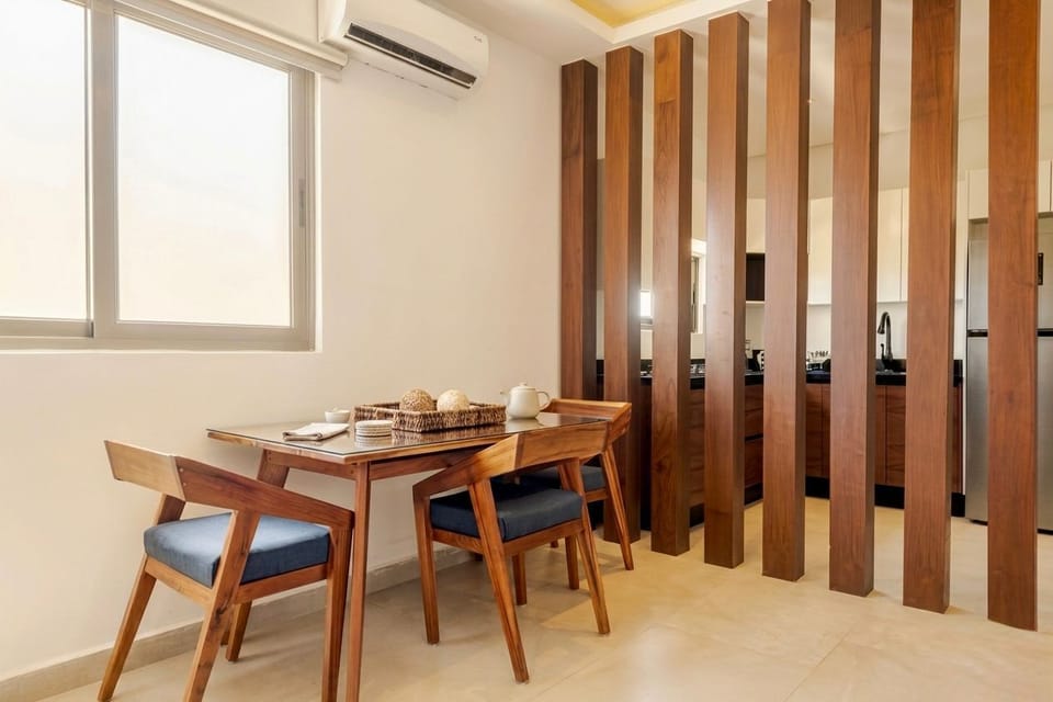 Comfort Apartment, City View | Private kitchen | Full-size fridge