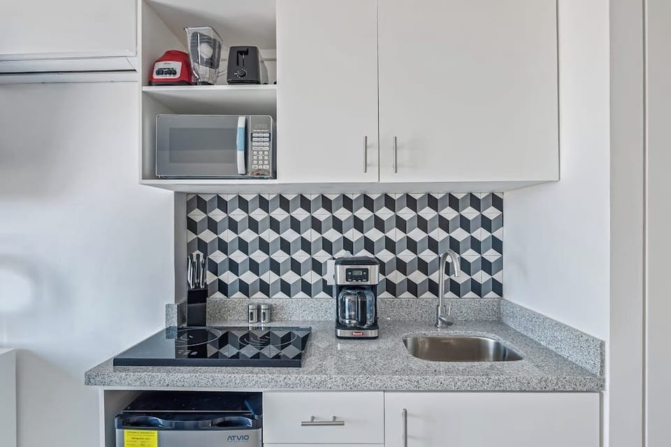Studio, 1 King Bed, Balcony, Mountain View (Chloe 508B at Morgan Residences) | Private kitchen | Coffee/tea maker