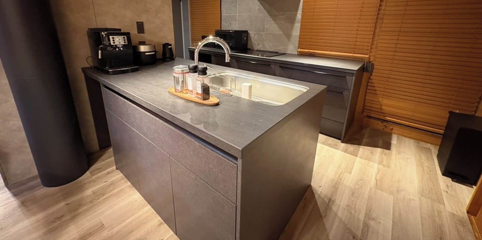 Villa, Balcony, Garden View | Private kitchen | Espresso maker