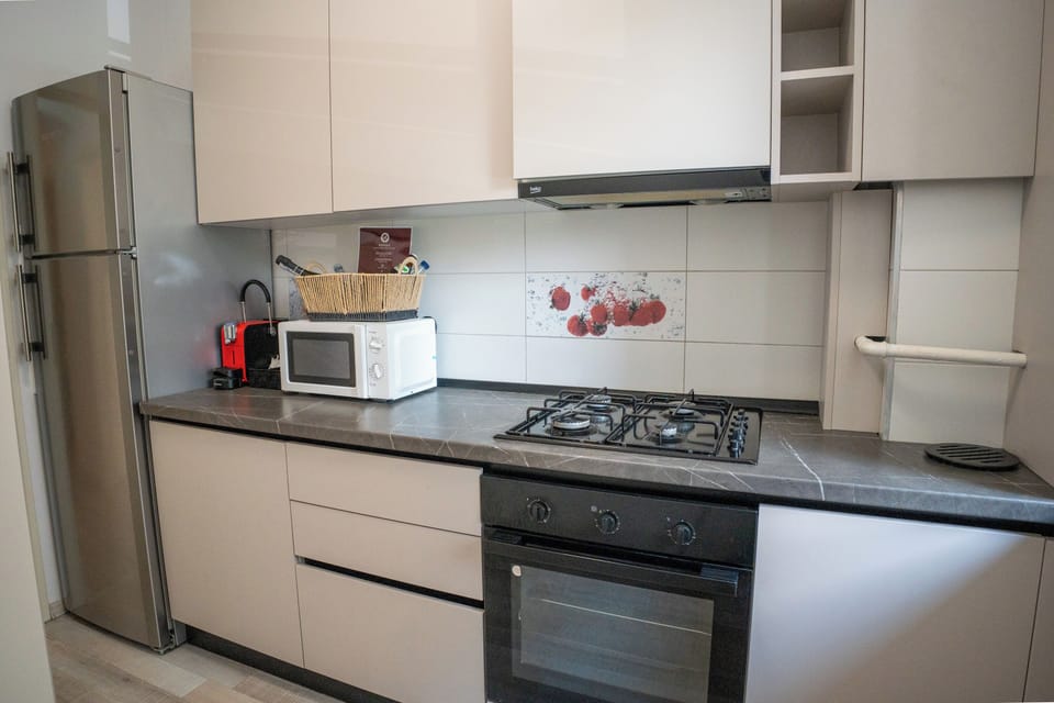 Apartment, Balcony, City View | Private kitchen
