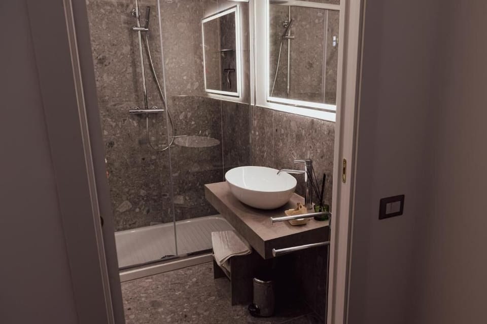 Deluxe Double or Twin Room, Balcony | Bathroom | Shower, hair dryer, towels