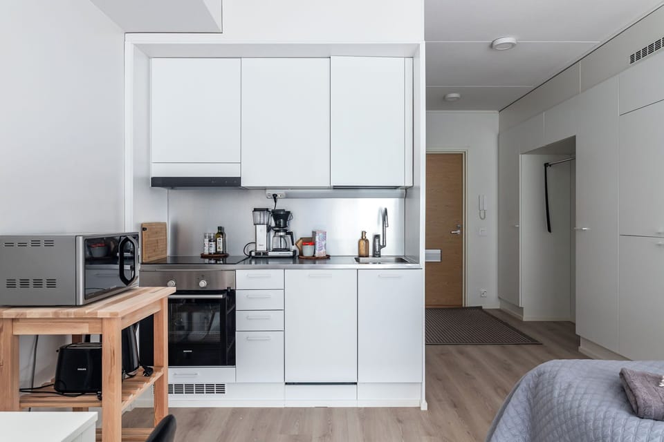 Superior Studio, City View | Private kitchen | Coffee/tea maker, electric kettle