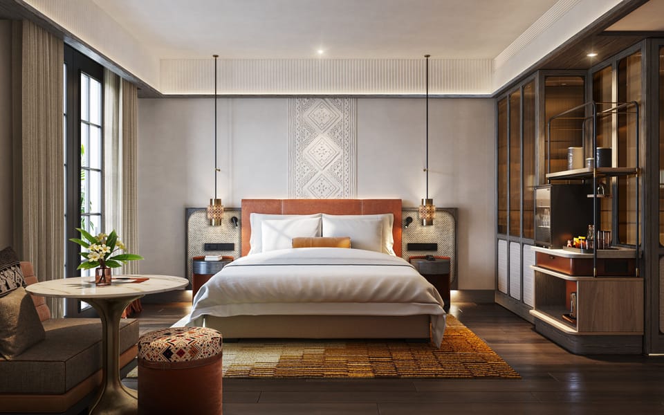 Minibar, in-room safe, blackout drapes, soundproofing