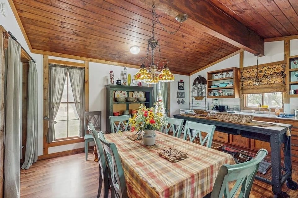 Cabin, 1 King Bed with Sofa bed, Patio (Seahorse Cove) | 1 bedroom, individually decorated, individually furnished, bed sheets