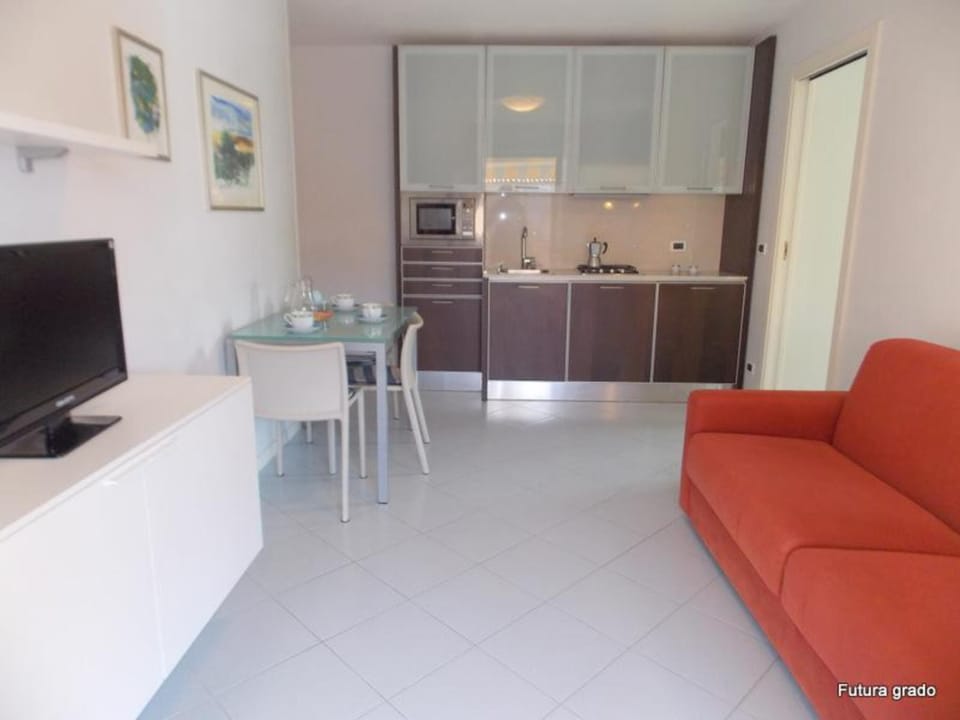 Apartment, 1 Bedroom, Terrace, City View | Living room