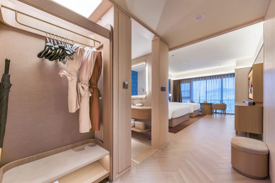 Basic Twin Room, City View | Down comforters, minibar (free items), desk, laptop workspace