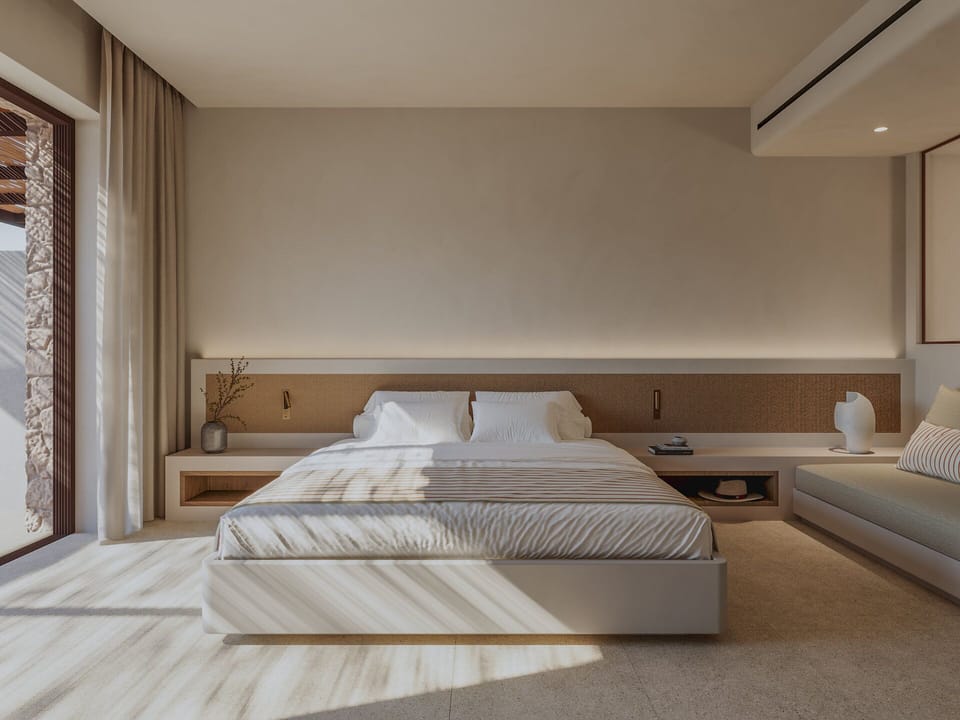 Avra Sea View Jacuzzi Suite | Minibar, soundproofing, WiFi (free), bed sheets