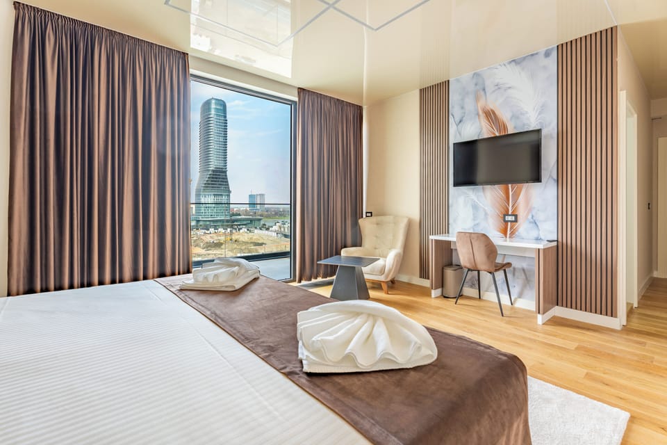 Superior Double Room, Balcony, City View | Desk, laptop workspace, free WiFi