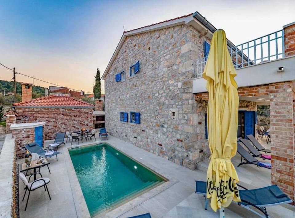 Villa (Villa Panda with pool and sea view) | Outdoor pool | Seasonal outdoor pool, sun loungers