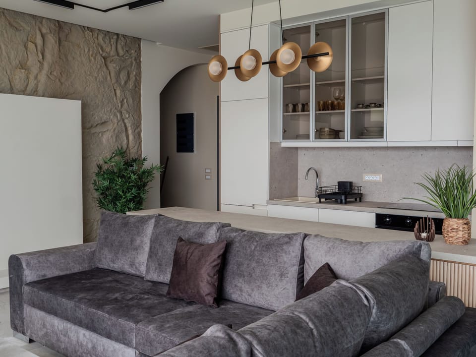 Luxury Villa, Sea View | Living area
