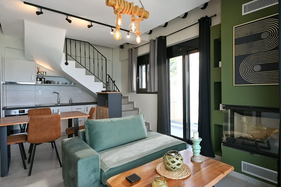 Luxury Duplex, Sea View | Living area
