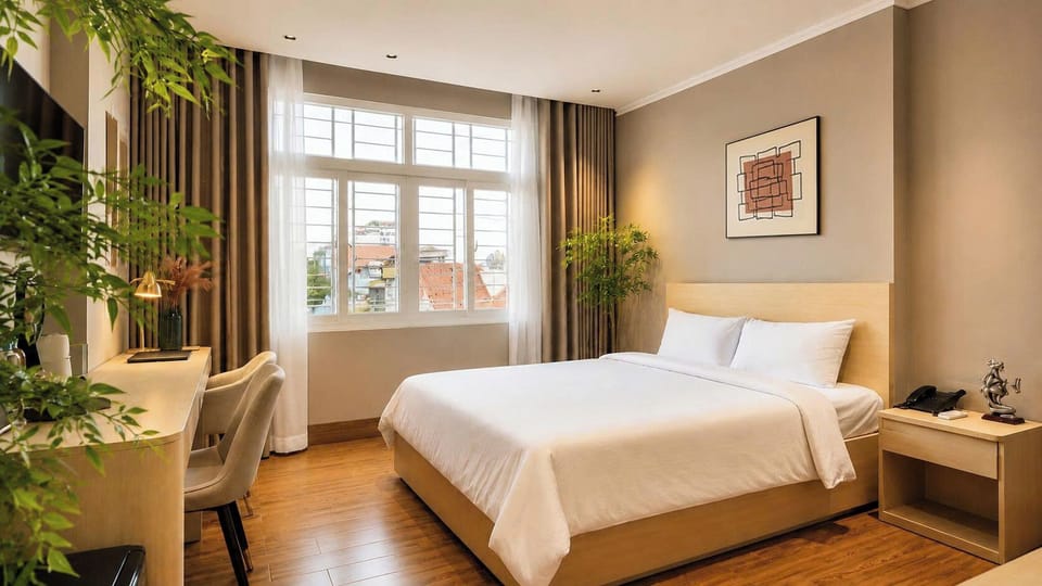 Deluxe Double Room | Hypo-allergenic bedding, free WiFi, bed sheets