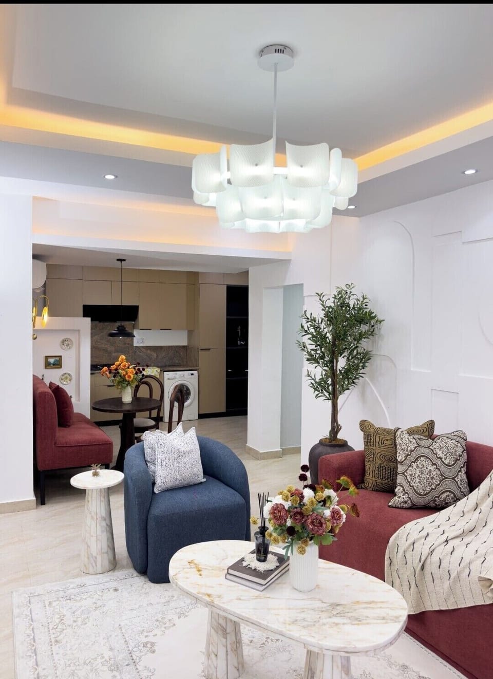 Family Apartment, Balcony, City View | Living area