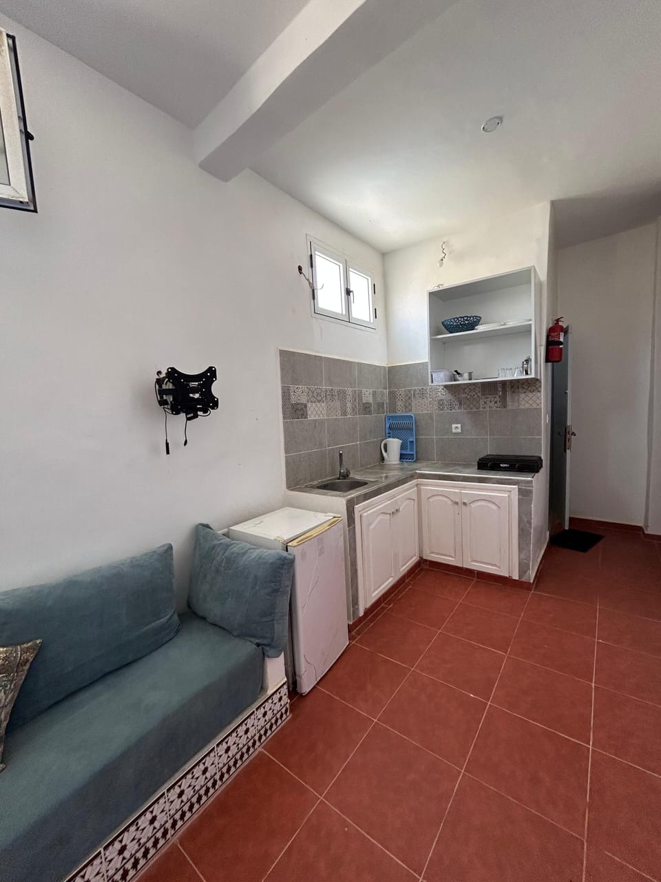 Classic Apartment, Non Smoking, Balcony | Private kitchen | Fridge, dining tables