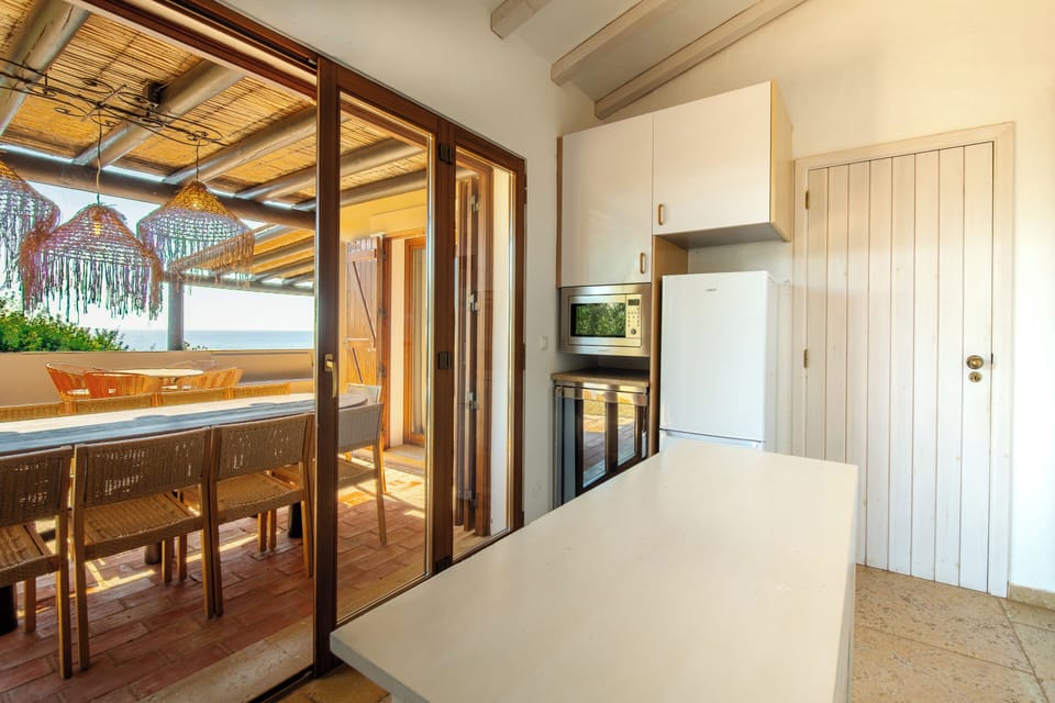 Exclusive Villa, 3 Bedrooms, Sea View | Private kitchen | Full-size fridge, microwave, oven, stovetop