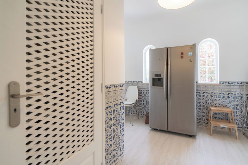 Deluxe Villa, Ocean View | Private kitchen | Coffee/tea maker, full-size fridge, microwave, oven