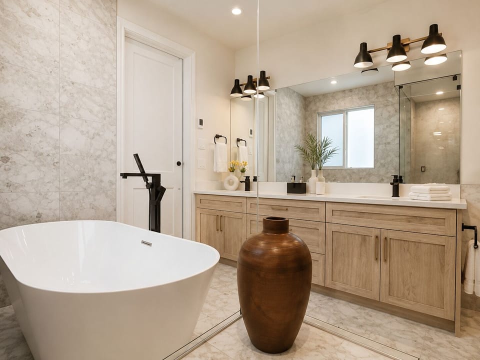 Suite | Bathroom | Free toiletries, hair dryer (on request), towels, soap