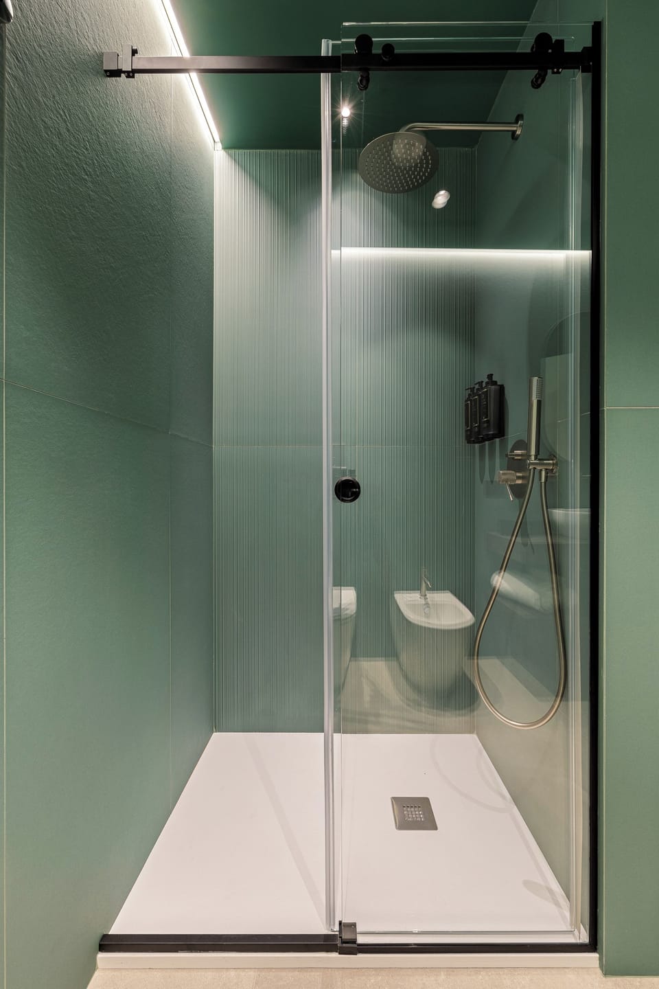 Superior Double Room, Courtyard View | Bathroom | Separate tub and shower, hair dryer, towels, soap