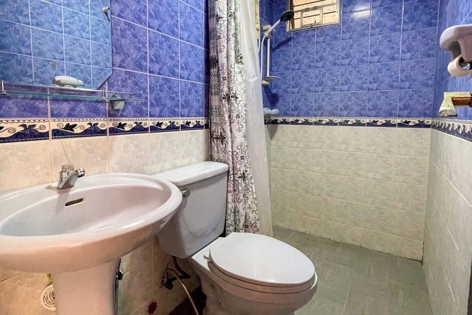 Standard Double Room | Bathroom | Shower, towels, soap, shampoo