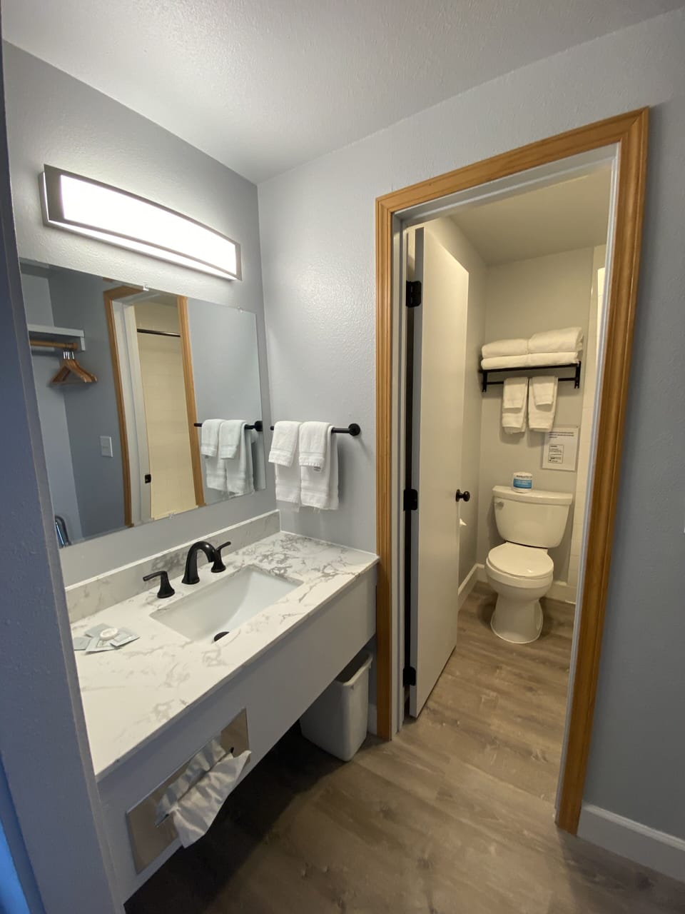 Room, 2 Queen Beds | Bathroom | Shower, free toiletries, towels